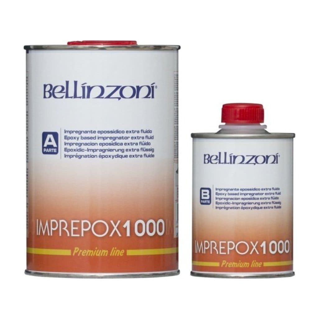 Клей эпоксидный Bellinzoni IMPREPOX 1000 PREMIUM (прозрачный, жидкий) 1+0,25 Л
