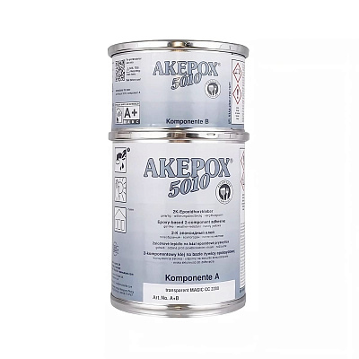 Клей эпоксидный AKEMI AKEPOX 5010 (прозрачный, густой) 0,667+0,333 Л